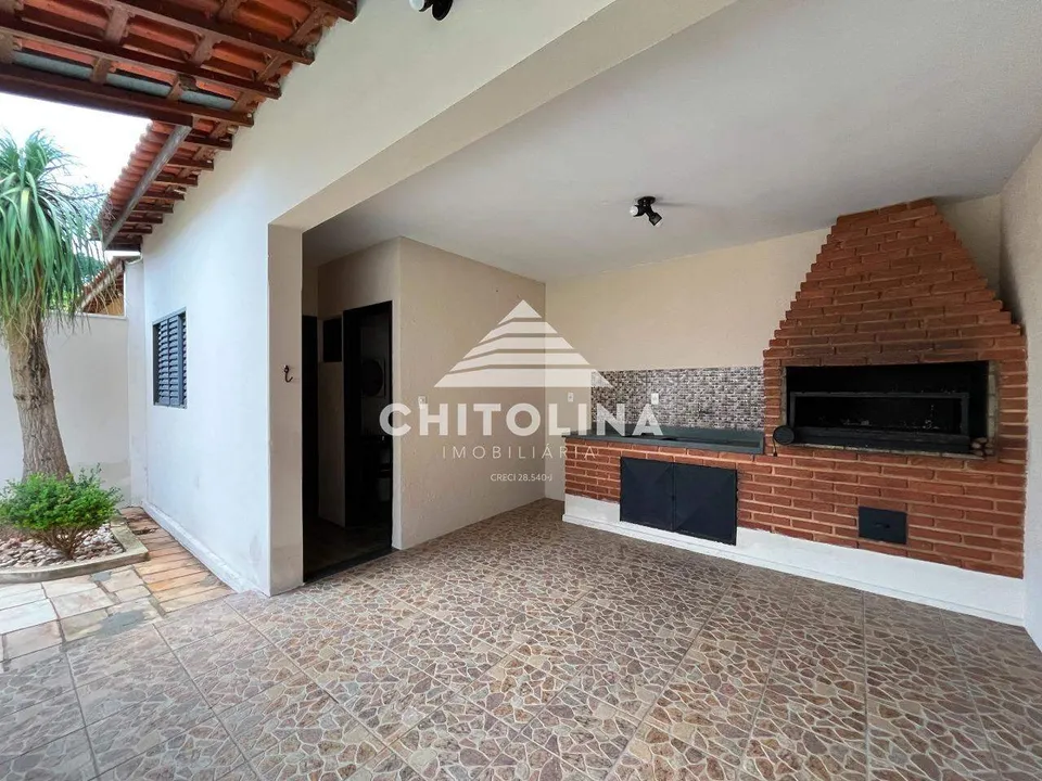 Área gourmet com churrasqueira de tijolos — Sobrado cód. 9190, Jardim Fogaça
