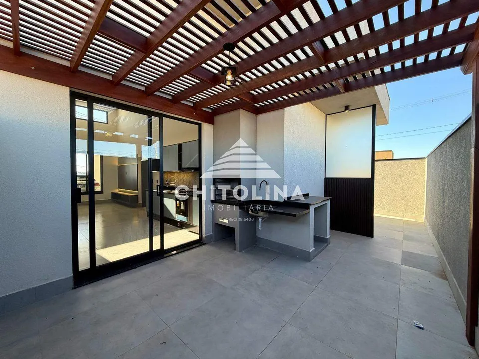 Área gourmet coberta por pergolado de madeira — Casa cód. 11752, Vila Progresso