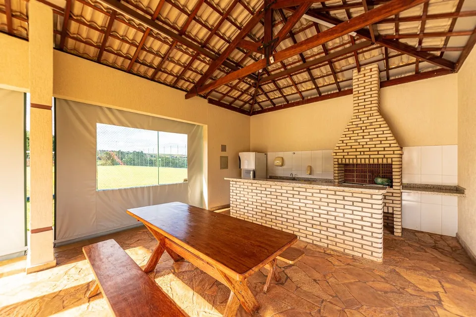 Espaço gourmet do condomínio com churrasqueira — Casa cód. 11623, Terras de Santo Antônio