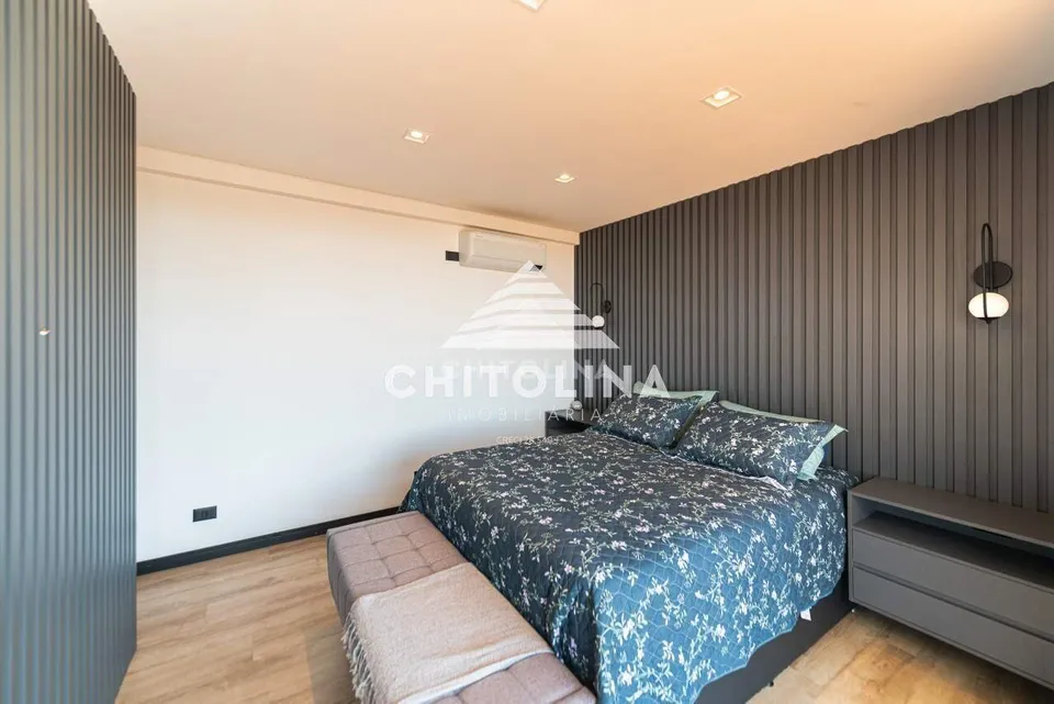 Suíte máster com ar-condicionado e cabeceira ripada — Casa em condomínio cód. 9260, Golden Ville