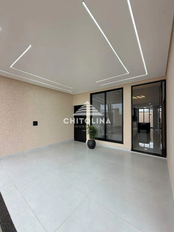 Área coberta de entrada com iluminação em LED no forro — Casa em condomínio cód. 11993, Vila Progresso